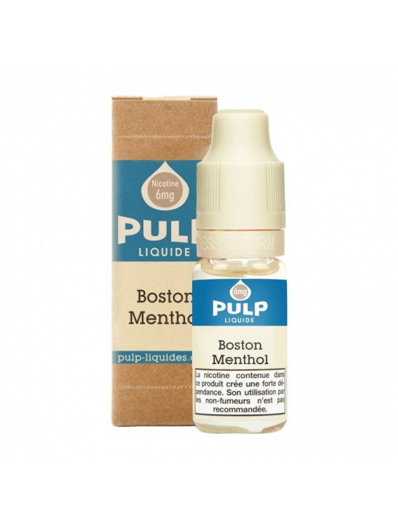 Eliquide Boston Menthol PULP 10ML 5,90 €