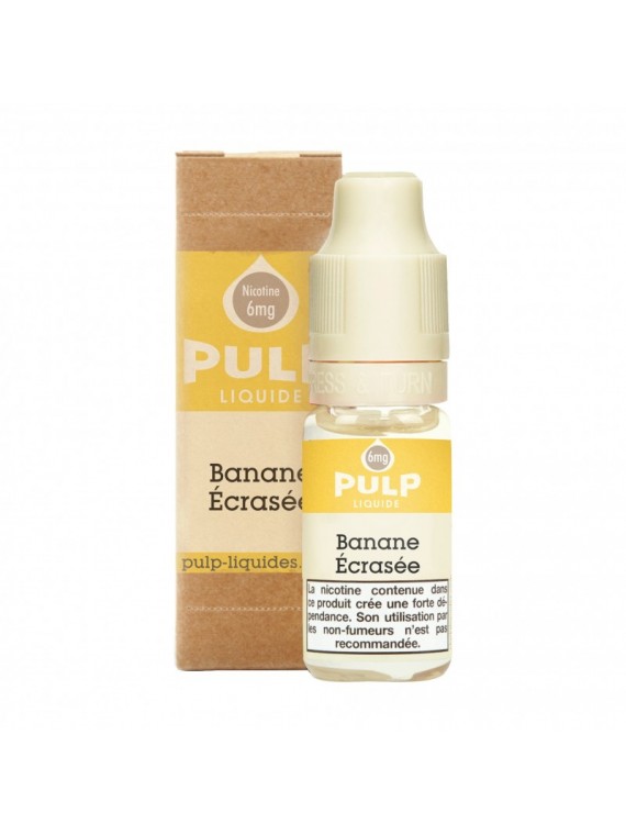 Eliquide Banane Ecrasée PULP 10ML 5,90 €
