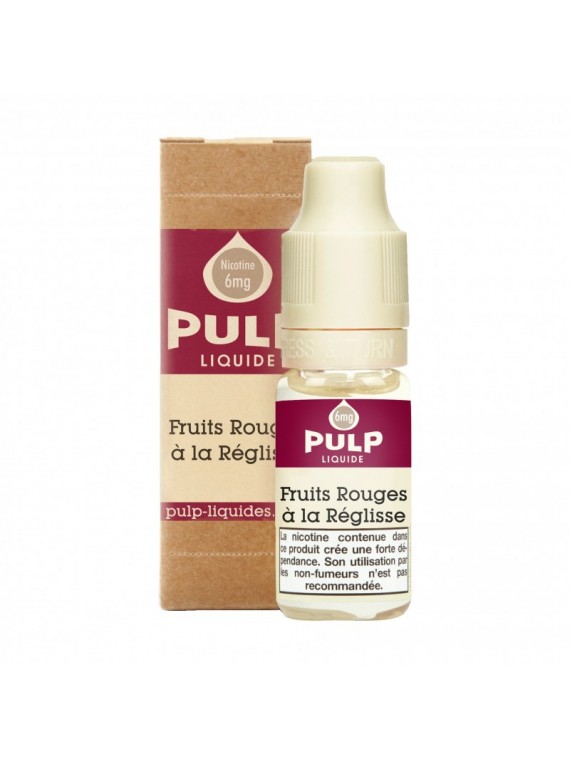 Eliquide Fruits Rouges à La réglisse PULP 10ML 5,90 €