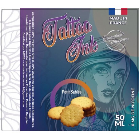 TATTOO INK - Petit Sablés 50ML 9,90 €