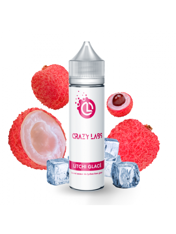 LITCHI GLACÉ - 50ML - CRAZY LABS 15,90 €