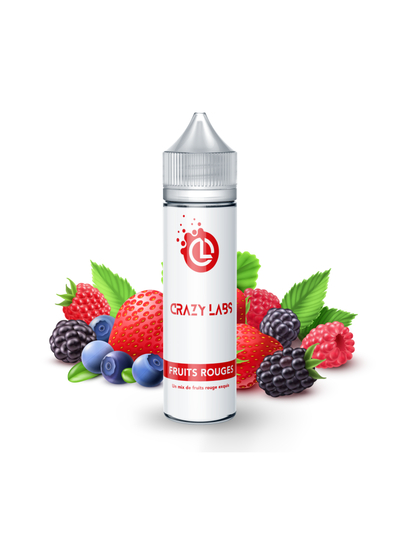 FRUITS ROUGES - 50ML - CRAZY LABS 15,90 €