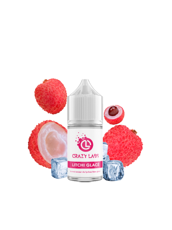LITCHI GLACÉ - 30ML CONCENTRÉ - CRAZY LABS 12,90 €