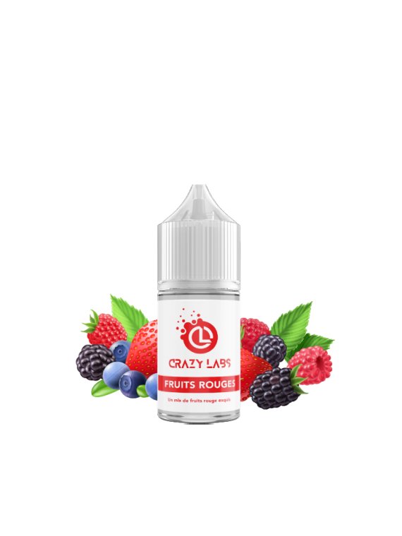 FRUITS ROUGES - 30ML CONCENTRÉ - CRAZY LABS 12,90 €