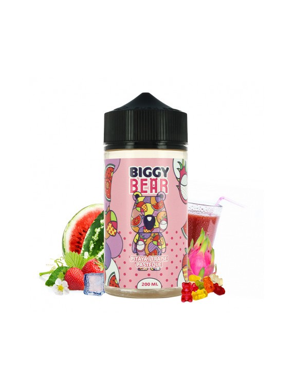 Pitaya Fraise Pastèque Clear Edition 200ml - Biggy Bear 26,90 €