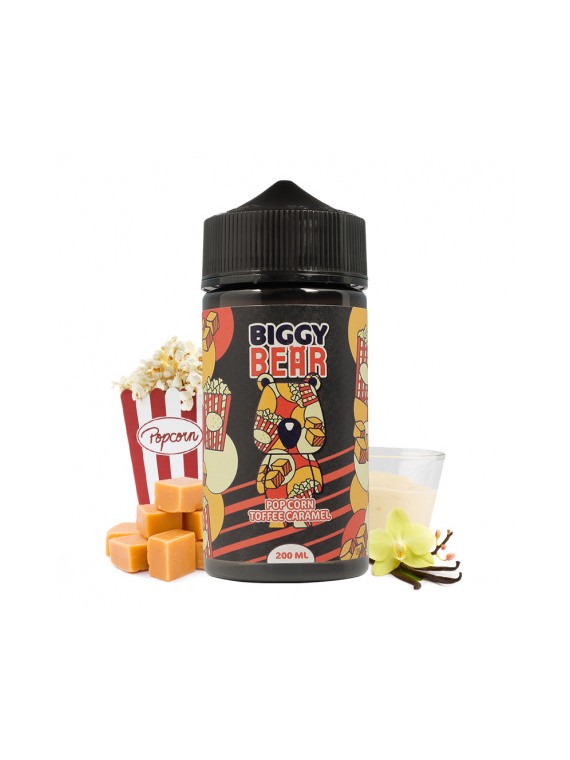 Pop Corn Toffee Caramel 200ml - Biggy Bear 26,90 €