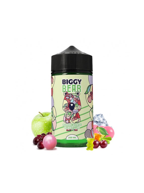 Pomme Cerise Bubble Gum 200ml - Biggy Bear 26,90 €