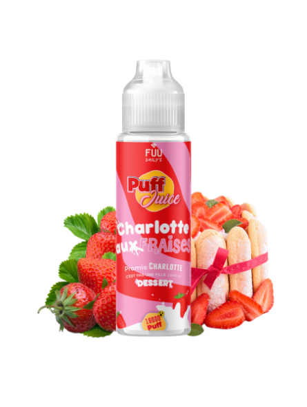 CHARLOTTE AUX FRAISES 50ML - Puff Juice 19,90 €