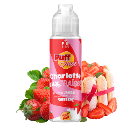 CHARLOTTE AUX FRAISES 50ML - Puff Juice 19,90 €