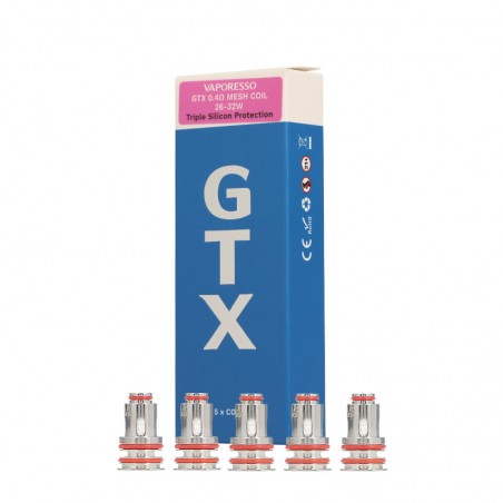 Résistances GTX (x5) - Vaporesso 10,50 €