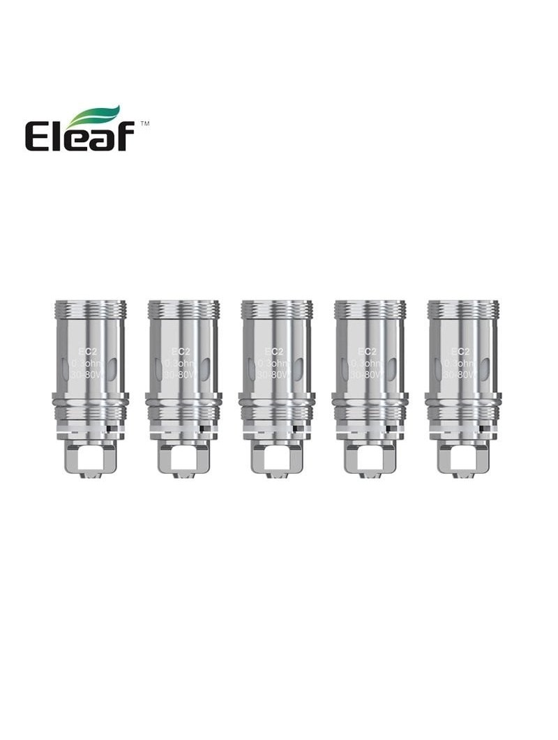 Résistances EC2 Eleaf (X5) 10,50 €